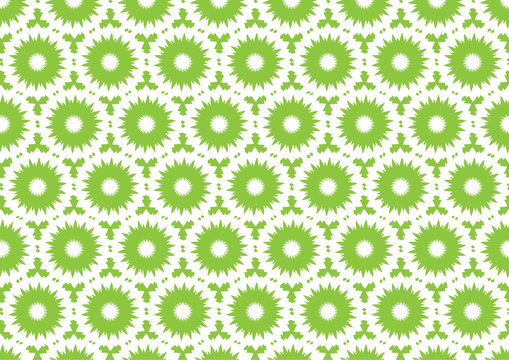 Green Retro Seamless Wallpaper