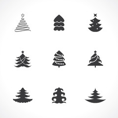 Obraz premium christmas trees