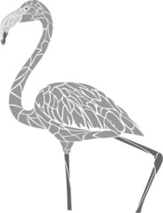 Flamingo3 vector