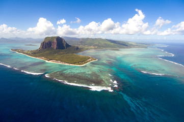 Luftbild Mauritius