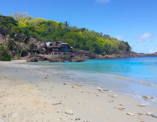 Tropical beach seychelles