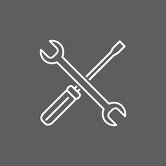spanner & screwdriver icon