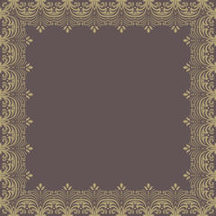 Floral Vector Pattern. Abstract Ornament