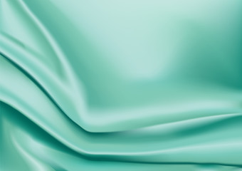 Vector of Green fabric background