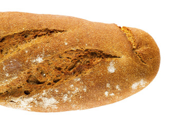 black bread closeup