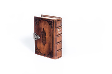 Brown leather bible