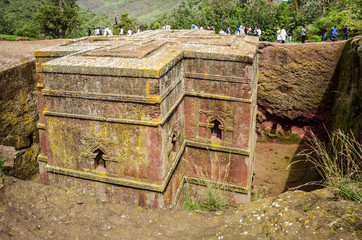 The church of Saint George, Lalibela, Ethiopia