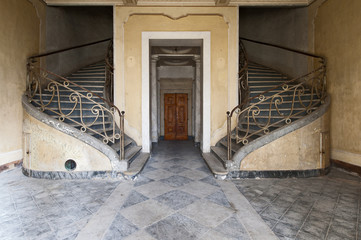 abandoned villa