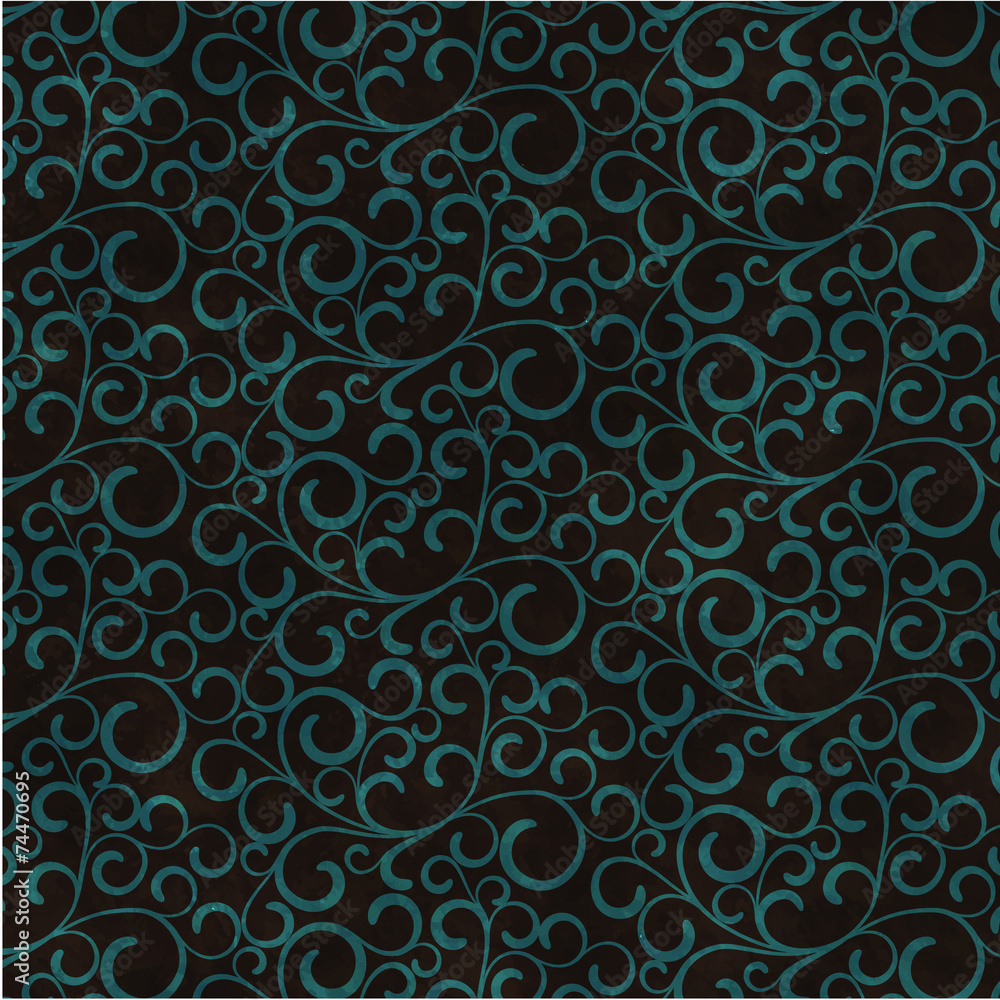 Poster repeating abstract background with curl