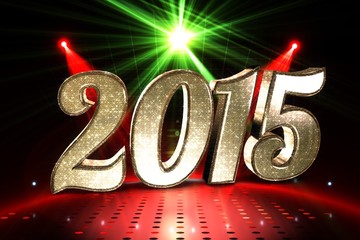 Composite image of sparkly 2015