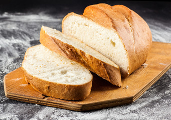 sliced long loaf