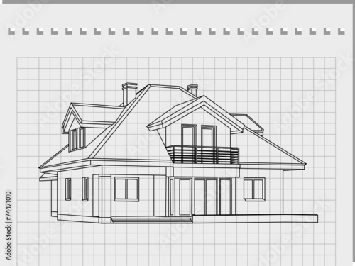 "szkic domu" obrazów stockowych i plików wektorowych