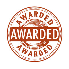 awarded stamp