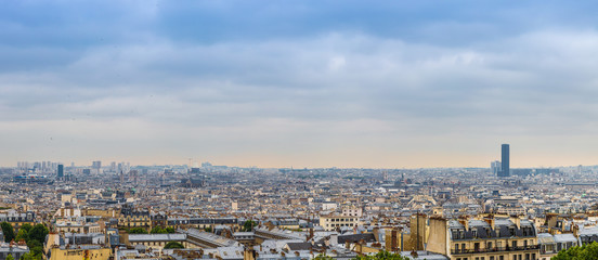 Obraz premium View of Paris skyline