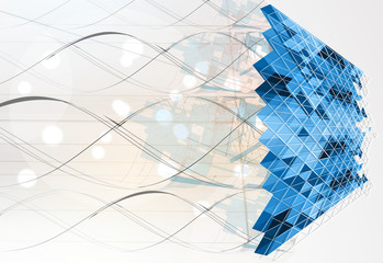 abstract internet computer technology business solution