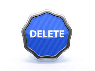 delete star icon on white background