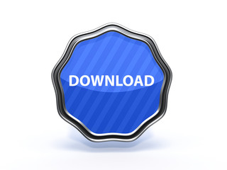 download star icon on white background