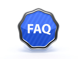 faq star icon on white background