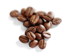 coffee beans isolated