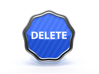 delete star icon on white background