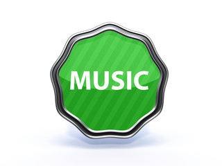music star icon on white background