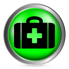 Fototapeta premium First aid button