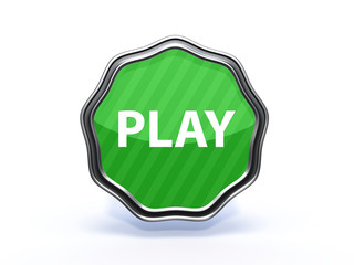 play star icon on white background