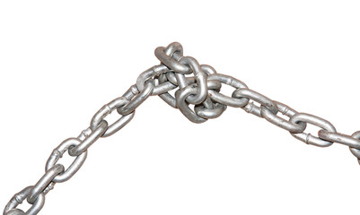Chains are tightly bound
