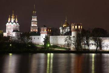 Fototapeta na wymiar Novodevichy Convent monastery, Moscow, Russia
