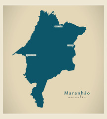Modern Map - Maranhao BR