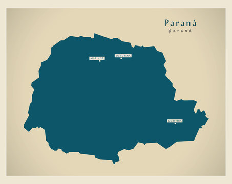 Modern Map - Parana BR