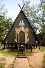 the art of Black house museum in Thailand