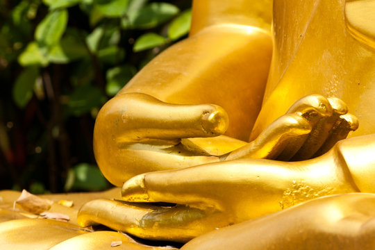 Buddhist statue hands