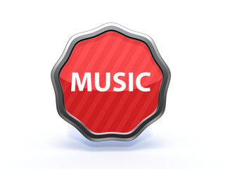 music star icon on white background