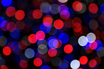 Defocused bokeh lights, abstract background