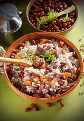 minestra di riso e fagioli