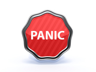 panic star icon on white background