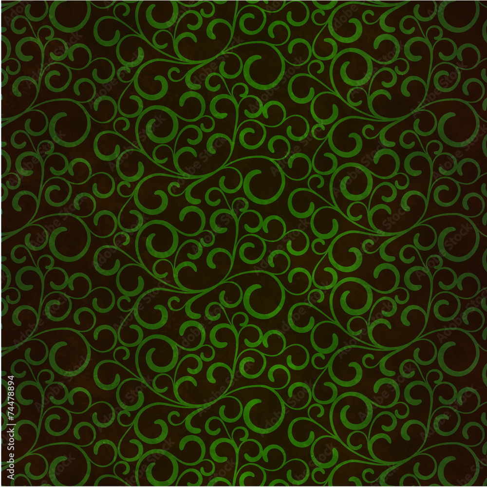 Poster repeating abstract background with curl