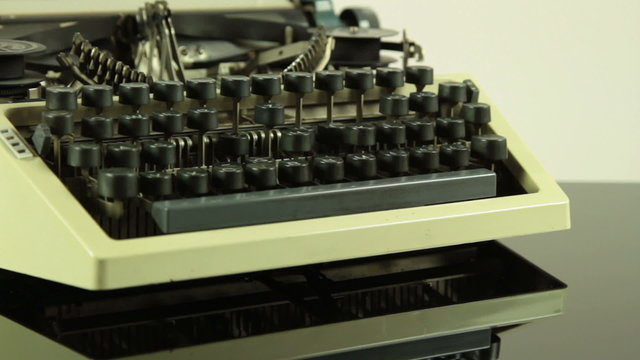 vintage typewriter
