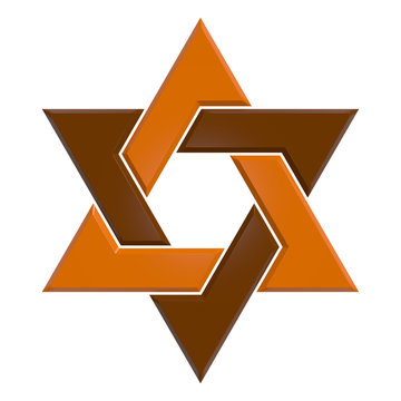 Hexagram - 006B - Orange