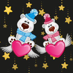 Lovers Polar Bears