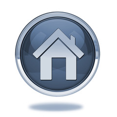 Fototapeta premium home pointer icon on white background