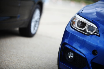 Fototapeta premium Car LED headlight