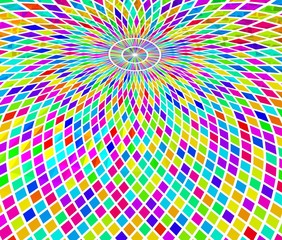 カラフルなひし形の背景素材