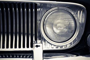 Vintage headlight