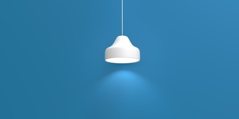 hanging white lamp