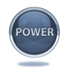 power pointer icon on white background