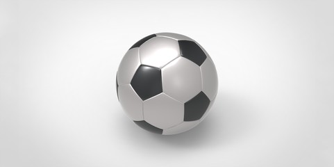 black and grey Perfect Soccer ball