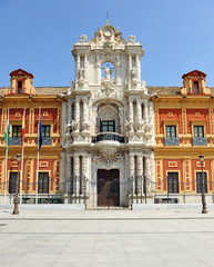 Fototapeta na wymiar Palacio de San Telmo, Sevilla, España