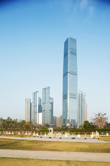 Obraz premium Sky100 skyscraper exterior